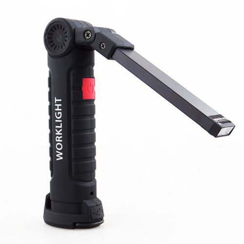 Linterna de trabajo led plegable recargable imán