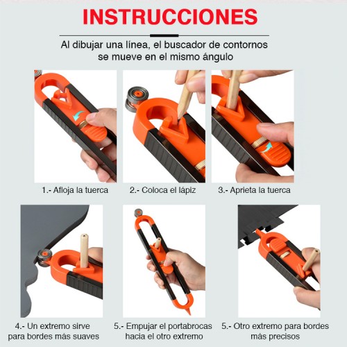 Duplicador Copiador de Contornos trazador formas Duplicador Copiador de Contornos trazador formas