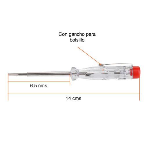 Probador destornillador prueba corriente 110V a 250V Probador destornillador prueba corriente 110V a 250V
