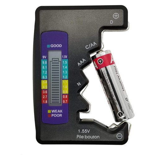 Tester Probador de Pilas Baterías Digital Tester Probador de Pilas Baterías Digital
