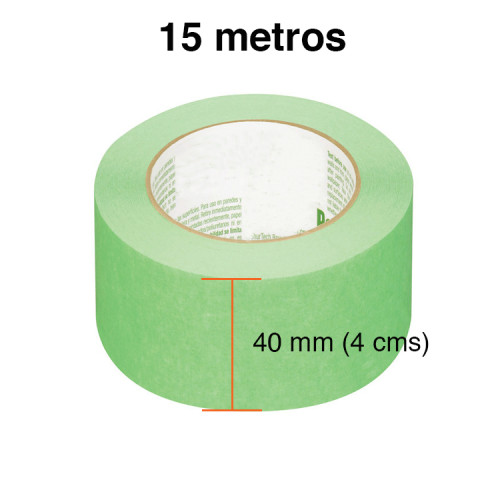 Cinta de enmascarar verde alto desempeño Cinta de enmascarar verde alto desempeño
