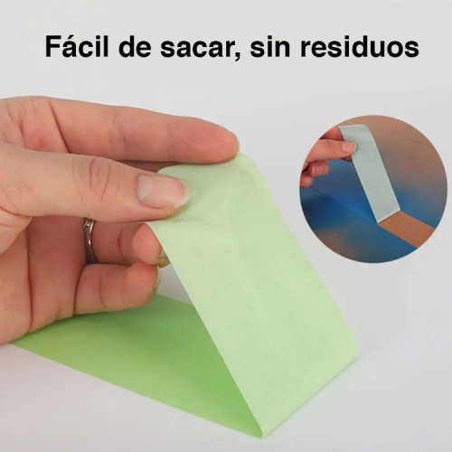 Cinta de enmascarar verde alto desempeño Cinta de enmascarar verde alto desempeño