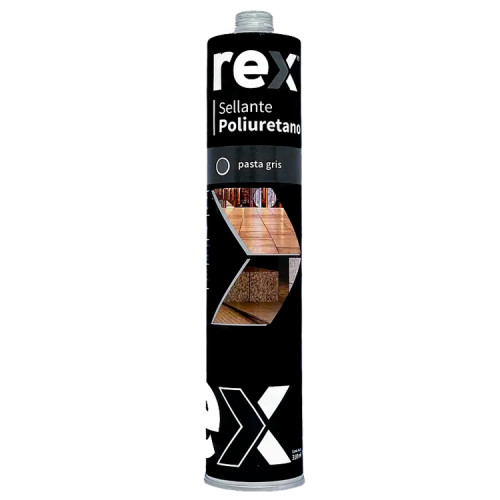 Sellante Poliuretano gris Multiuso Rex 300 ml Sellante Poliuretano gris Multiuso Rex 300 ml