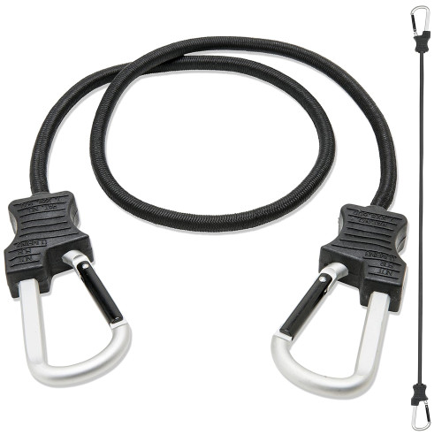 Piola cuerda Elasticada Mosquetón gancho Pack 2