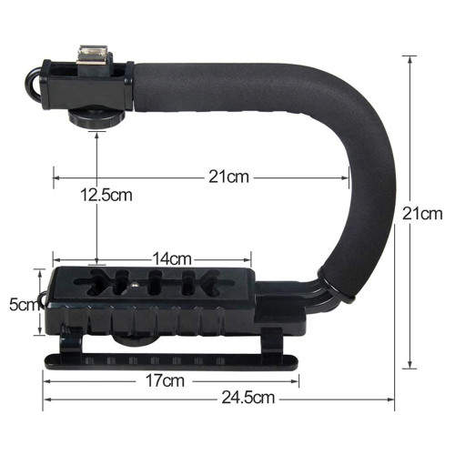 Estabilizador de celular y GoPro Steadycam manual 