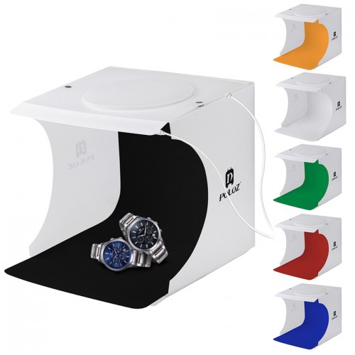 Mini Estudio fotográfico portátil 22 cms Led USB Mini Estudio fotográfico portátil 22 cms Led USB