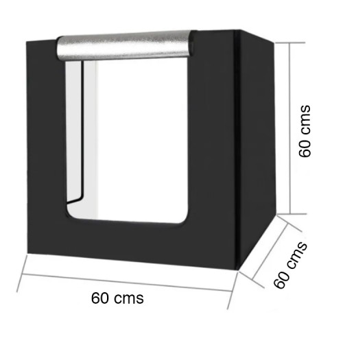 Mini Estudio fotográfico portátil 60 cms Led USB Mini Estudio fotográfico portátil 60 cms Led USB