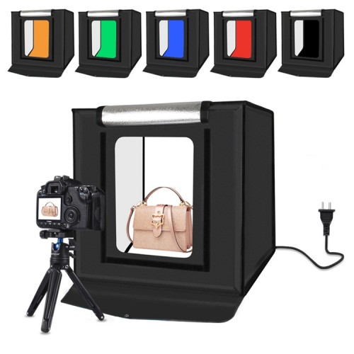 Mini Estudio fotográfico portátil 60 cms Led USB Mini Estudio fotográfico portátil 60 cms Led USB