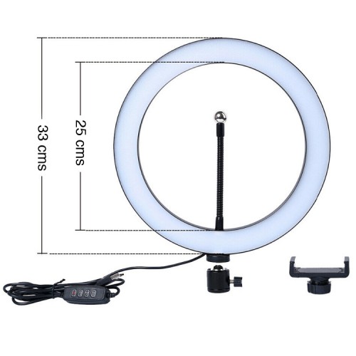 Aro Anillo Luz led 33 cms iluminación ajustable