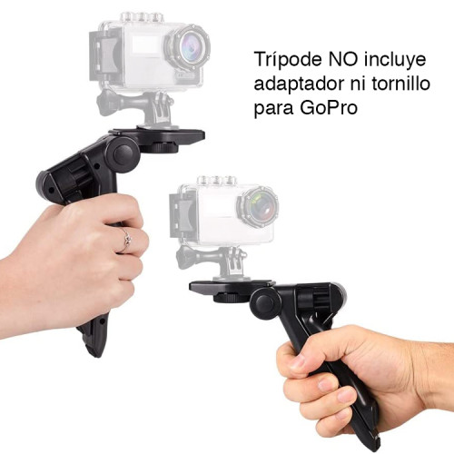 Trípode y estabilizador manual celular y GoPro
