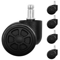 Ruedas para silla Gamer escritorio pack 5 unidades