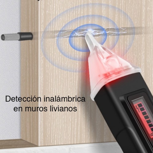 Detector voltaje corriente eléctrica sin contacto 12V a 1000V Detector voltaje corriente eléctrica sin contacto 12V a 1000V