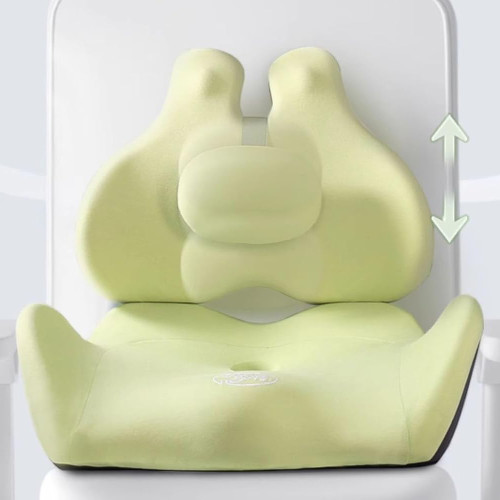Cojín y Respaldo Lumbar para coxis silla y automóvil