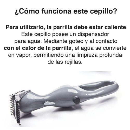 Cepillo para limpiar parrilla limpiador con dispensador agua Cepillo para limpiar parrilla limpiador con dispensador agua