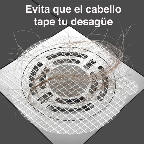 Pack Rejilla Filtro desagüe ducha tina lavamanos