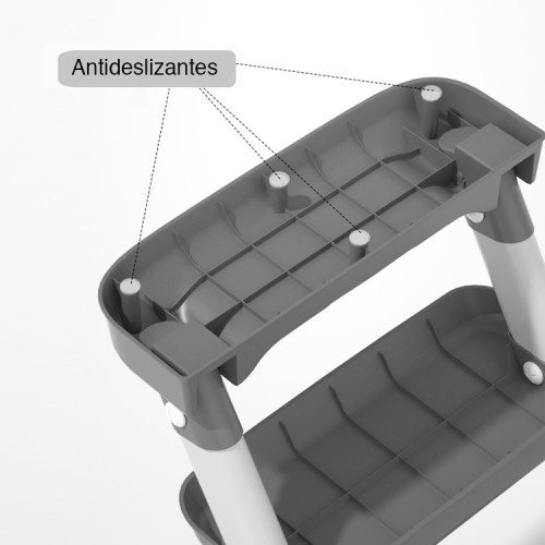 Asiento WC niños escalera altura regulable Verde