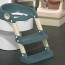 Asiento baño WC niños escalera altura regulable Verde
