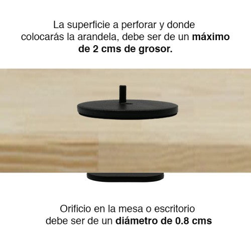 Arandela para Soporte Brazos Monitores Notebook