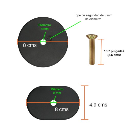 Arandela para Soporte Brazos Monitores Notebook