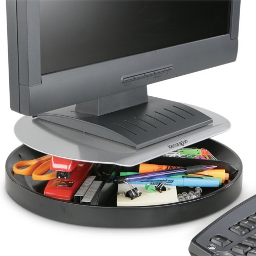 Alzador monitor escritorio con bandeja accesorios 