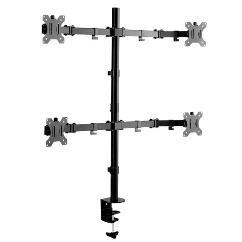Soporte 4 Monitores pantallas escritorio 13 a 27 pulgadas Soporte 4 Monitores pantallas escritorio 13 a 27 pulgadas
