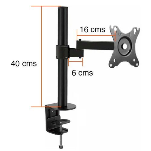 Soporte Monitor brazo para escritorio 13" a 27" HW-701
