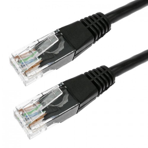 Cable de red 1.8 metros cat 5e color Negro AOC Cable de red 1.8 metros cat 5e color Negro AOC