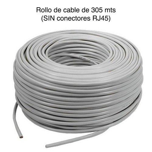 Caja cable UTP cat 5e gris Ulink 305 metros Caja cable UTP cat 5e gris Ulink 305 metros