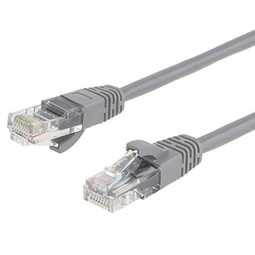 Cable de red 0.5 metros cat 6 Rj45 Lan Gris Cable de red 0.5 metros cat 6 Rj45 Lan Gris
