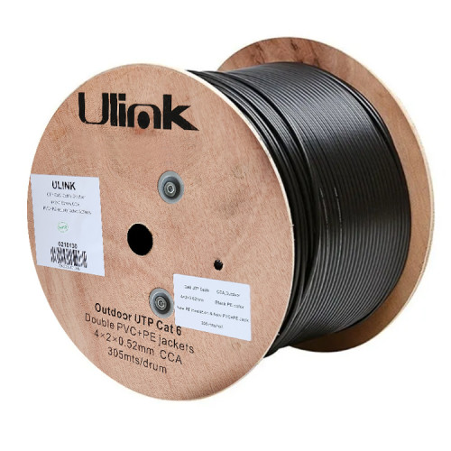 Cable UTP 100% cobre exterior Cat 6 de 305 metros Cable UTP 100% cobre exterior Cat 6 de 305 metros