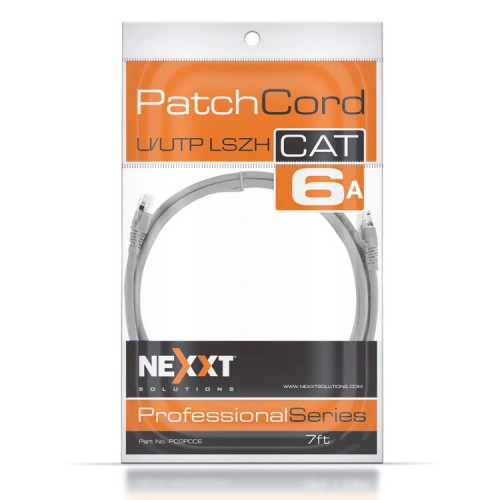 Cable de red 2 mts cat 6a UTP par trenzado Cable de red 2 mts cat 6a UTP par trenzado