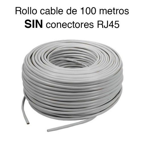 Caja cable de red cat 5e 100 metros Gris Caja cable de red cat 5e 100 metros Gris
