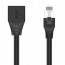 Extensor cable de red cat 6 macho hembra 1 metro