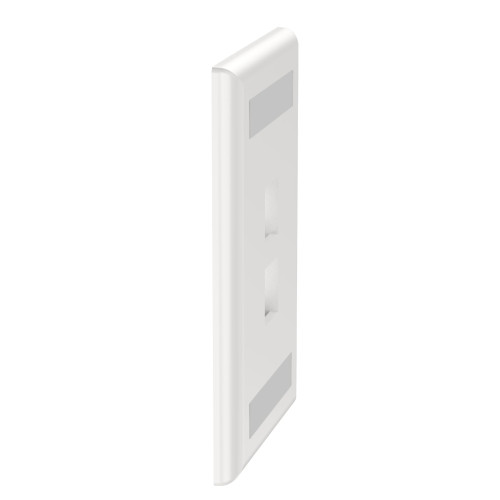 Faceplate Doble Panduit tapa frontal Keystone