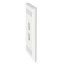 Faceplate Doble Panduit tapa frontal Keystone