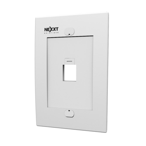 Placa de pared RJ45 Faceplate módulo red Nexxt Solutions Placa de pared RJ45 Faceplate módulo red Nexxt Solutions