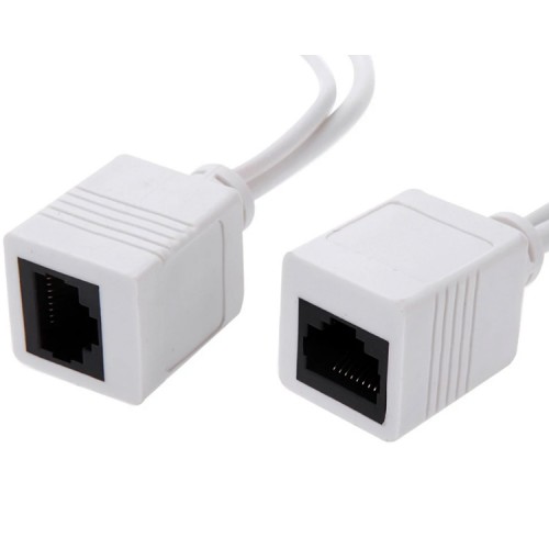 Par Cable Poe Inyector Rj45 Ethernet 12v Camaras IP