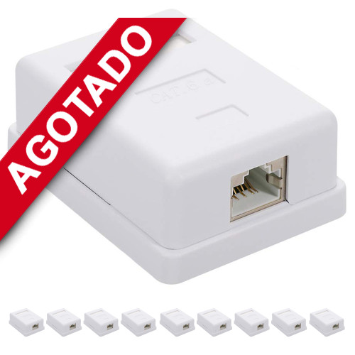 Rosetas cat 6 con módulo x 10 unidades Rosetas cat 6 con módulo x 10 unidades
