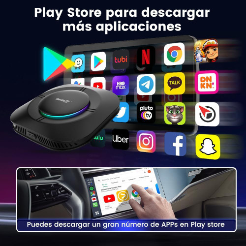 CarlinKit Android 13.0 AIBox para auto con CarPlay Cableado SALDO *** CarlinKit Android 13.0 AIBox para auto con CarPlay Cableado SALDO ***