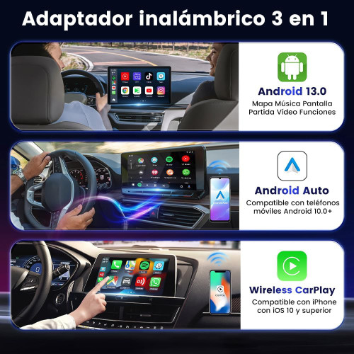 CarlinKit Android 13.0 AIBox para auto con CarPlay Cableado SALDO *** CarlinKit Android 13.0 AIBox para auto con CarPlay Cableado SALDO ***