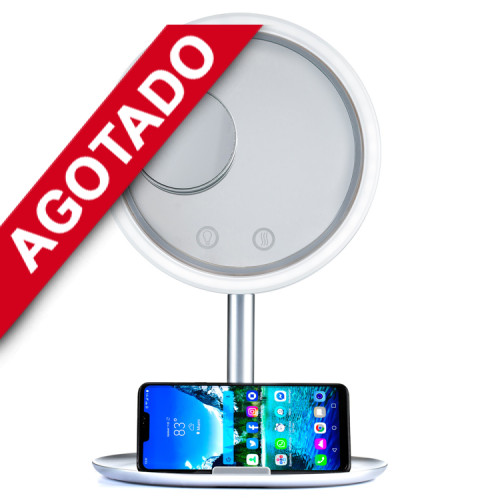 Espejo Cosmético con luz led y ventilador Espejo Cosmético con luz led y ventilador