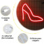 Letrero Led Neon Par Taco Tacon Zapato Rojo