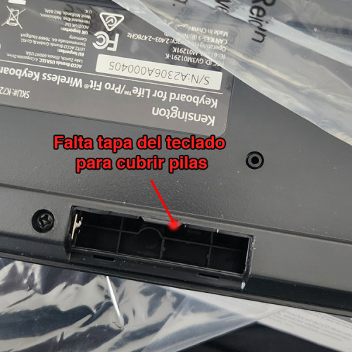 Kit Teclado Mouse Inalámbrico Kensington ***SALDO Kit Teclado Mouse Inalámbrico Kensington ***SALDO