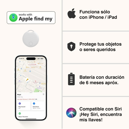 Rastreador Airtag Alternativo para iPhone 