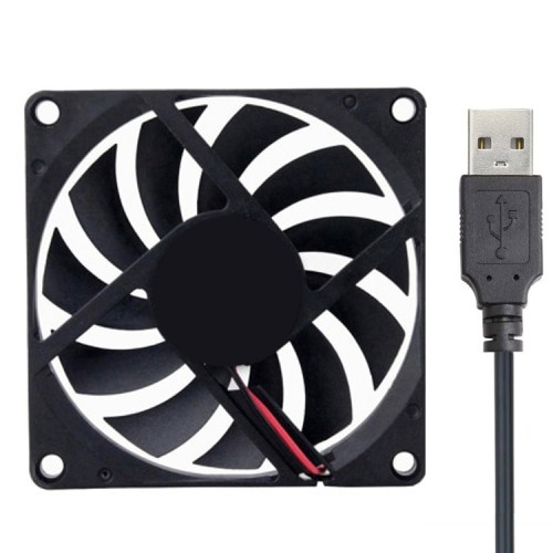 Ventilador USB cuadrado base 5V enfriadora 8 x 8 cms Ventilador USB cuadrado base 5V enfriadora 8 x 8 cms