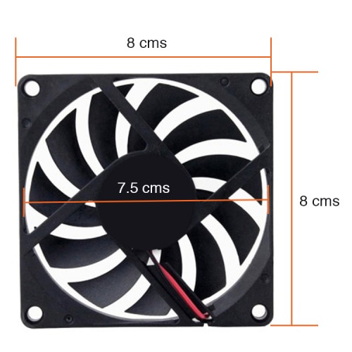 Ventilador USB cuadrado base 5V enfriadora 8 x 8 cms Ventilador USB cuadrado base 5V enfriadora 8 x 8 cms