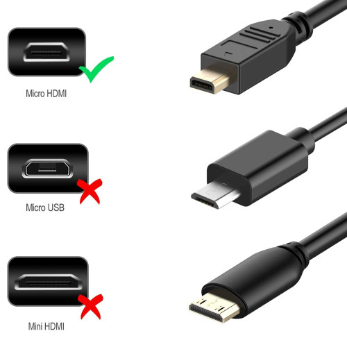 Cable Micro HDMI a HDMI 1.5 metros