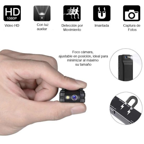 Mini Cámara Espía HD con micrófono portátil 