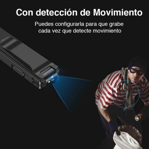 Mini Cámara Espía HD con micrófono portátil 
