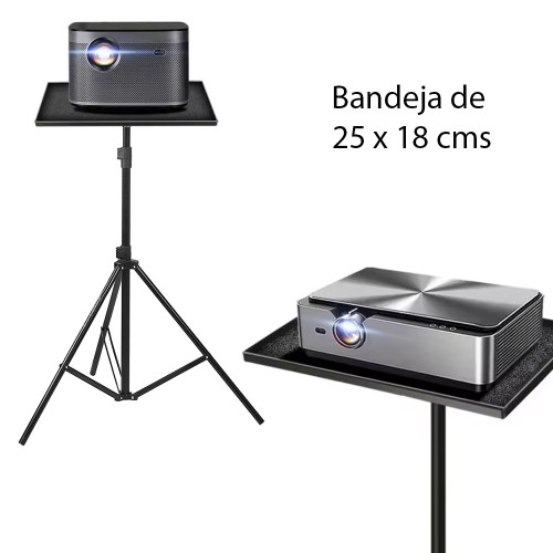 Trípode para proyector altura ajustable hasta 150 cms